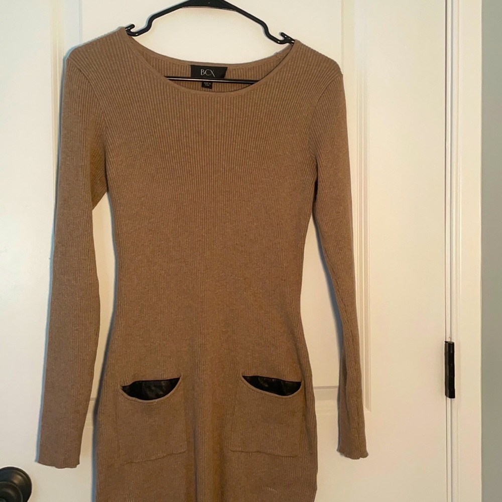 Brown Dress with front pockets BCX